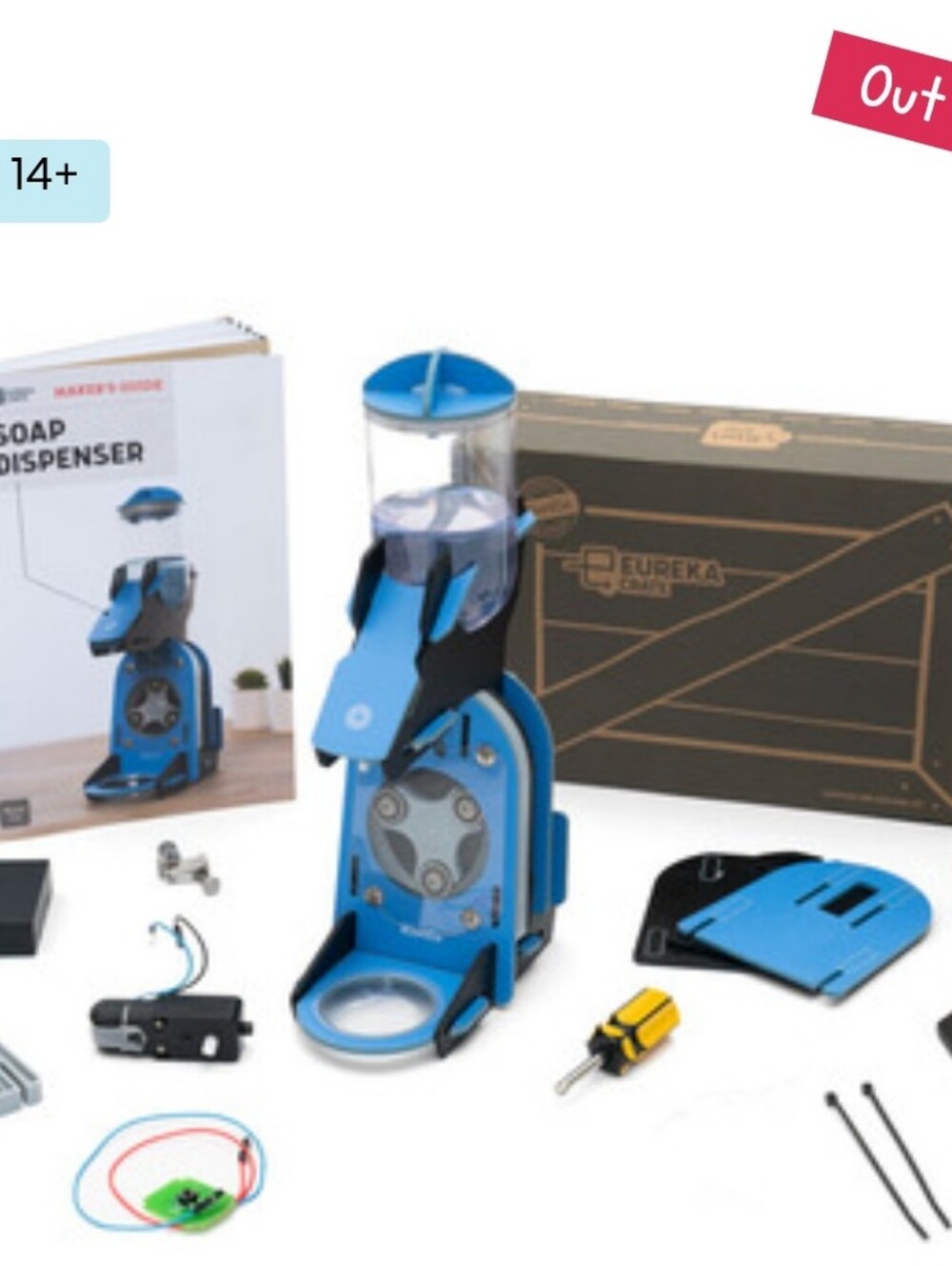 New Eureka Crate KiwiCo Build-Your-Own Soap Dispenser Kit STEM Activity Kit